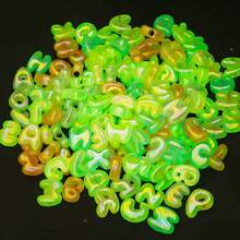 5/20pcs Round Edge Acrylic Alphabet Letters, A-Z Colorful Craft Beads,For DIY Supplies,Keychains & Party Decor,Cute Style, Ideal For Creative Projects - Random Style - View 5