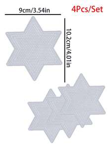 4件組 2.6mm Perler 珠子模板 像素藝術拼圖珠 DIY 工具 - B - 查看 6