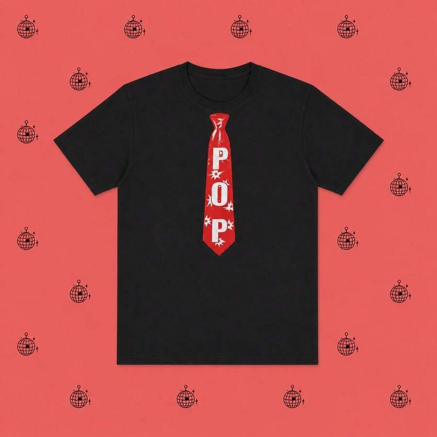 T-shirts för män, semesterkläder för män, semesterkläder för kvinnor, vardagskläder för kvinnor, H.Arry Pop-inspirerad pop-tröja, vintage grafisk t-shirt, unisex t-shirt för musikälskare, trendig popcore-outfit - Svart - Visa 1