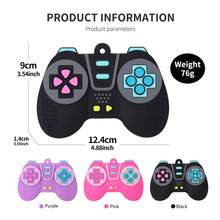 Game Console Shaped Silicone Teether, Simulated Game Console Teether, Pressing Sensory Teether, Suitable For Babies 0+ - Game Console Teether - View 3