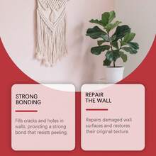 JAYSUING Wall Repair Kit, 100g Drywall Repair Paste With Scraper, Gloves, Patch, Sandpaper - 100g Wall Repair Paste - View 10
