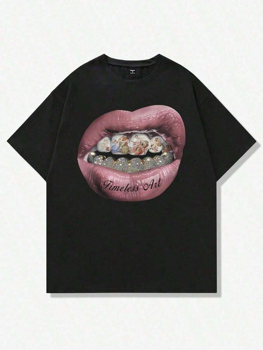 T-Shirt, Y2K Style, Retro Style, Special Edition T-Shirt, Unisex. - 黑色 - 查看 1