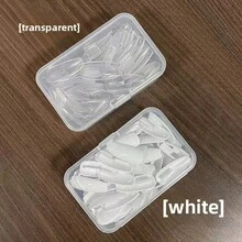 Practice Hand For Acrylic Nails- Silicone Nail Hand Practice Upgrade Nail Tips Never Fall Off, Fake Nail Manican Hand For Nail Practice, Flexible Practice Maniquin Hand With 50PCS Nail Tips. - Clear - View 5