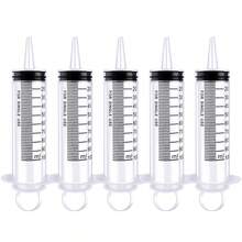 100ml Syringe For Industrial, Scientific, Measuring, Watering, Pet Feeding, Liquid Refilling And Dispensing - 5 Pack - 5Pcs - View 6