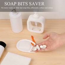 2/4/6Pcs Soap Bags With Foam Mesh, Bath Loofah, Scrubbing Net, Super Soft Material, Designed For Home Use, Bubble Design On All Sides, Convenient For Travel, Practical And Handy - Multicolor - View 8