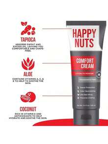 Free Shipping- HAPPY NUTS Men's Self Care Comfortable Deodorizing Cream Skincare Products: Scratch Resistant, Sweatproof, Odorous, Aluminum Free Men's Deodorizer, Exclusive Skin Care, Suitable For Men's Personal Parts 3.4 Oz ,Korean Skincare Products - 3PCS - 查看 2