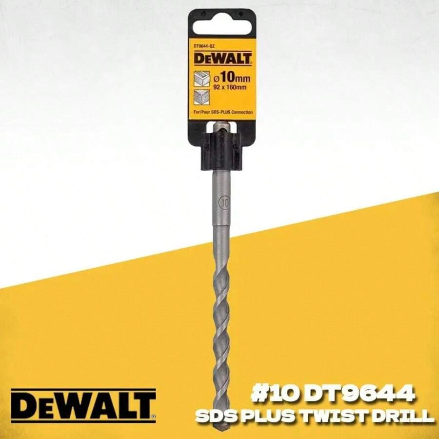 DEWALT DT9644 扭鑽鑽頭 木材金屬孔切割器 核心鑽孔工具 10mm HSS - DT9644 - 查看 1