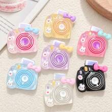 10/20/30pcs Cartoon Train, Ship, Airplane Transportation Resin Accessories, Suitable For Jewelry Making, Hair Clip & Hair Band DIY Materials - Random Mix - Transportation - View 14