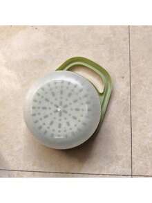 1pc Kitchen Double Layer Colander Basket Fruit And Vegetable Washing Basin Multifunctional Plastic Basket For Washing And Draining - One Size - View 5