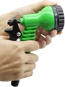 7-Way Adjustable Spray Modes, High-Pressure Garden Hose Nozzle, Threaded Connector/Suitable For Irrigation, Gardening, Car Washing And Yard Cleaning Expandable Hose Spray Gun, Car Washing Gardening Spray Gun, Household Tool, Gardening Spray Gun, Multi-Function Water Gun/Lightweight Ergonomic Grip, Non-Slip Handle, - 1pc Nozzle - View 13