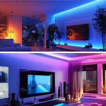 3ft-100ft Led Strip Lights For Room Decor, Remote Control Color Changing Strip Lighting Can Adjust Color And Brightness, 6 DIY Modes, Led Lights For Bedroom Decor, Home Decor, TV Backlight, Living Room, Kitchen - Type - View 12