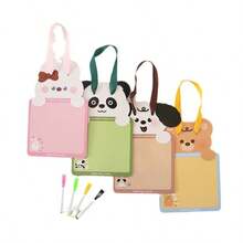 1pc/4pcs/8pcs Creative Children's Erasable Double-Sided Compact Portable Memo Doodle Drawing Board - Multicolor - View 7