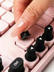 1 Set Tutup Tombol untuk Keyboard Mekanik/Keyboard Standar, Cocok untuk Alat Ketik Kuku Panjang, Stiker Ketik Seni Kuku, Stiker Tutup Tombol Silikon Transparan 3D, Perangkat Ketik Seni Kuku, Melindungi Kuku Panjang, Tutup Tombol Silikon, Stiker Keyboard, Film Keyboard Seni Kuku Universal, Cocok untuk Laptop, Komputer Desktop dan Peralatan Kantor Lainnya untuk Mengetik dan Bermain Game, Keyboard Kecil Laptop - View 7