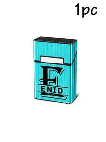 1/2Pcs Estuche de cigarrillos personalizado, estuche de cigarrillos magnético con nombre grabado personalizado, estuche de cigarrillos con tapa abatible personalizable y elegante, capacidad para 20 cigarrillos, regalo personalizado para el Día del Padre, portacigarrillos, regalos de aniversario, regalos para padrinos de boda - Estilo A - Ver 8