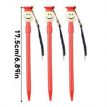 1pc/6pcs Graduation Cap Shaped Ballpoint Pen With Tassel And Smiling Face, Suitable For Graduation Celebration And Office Use, Back To School - A - View 4