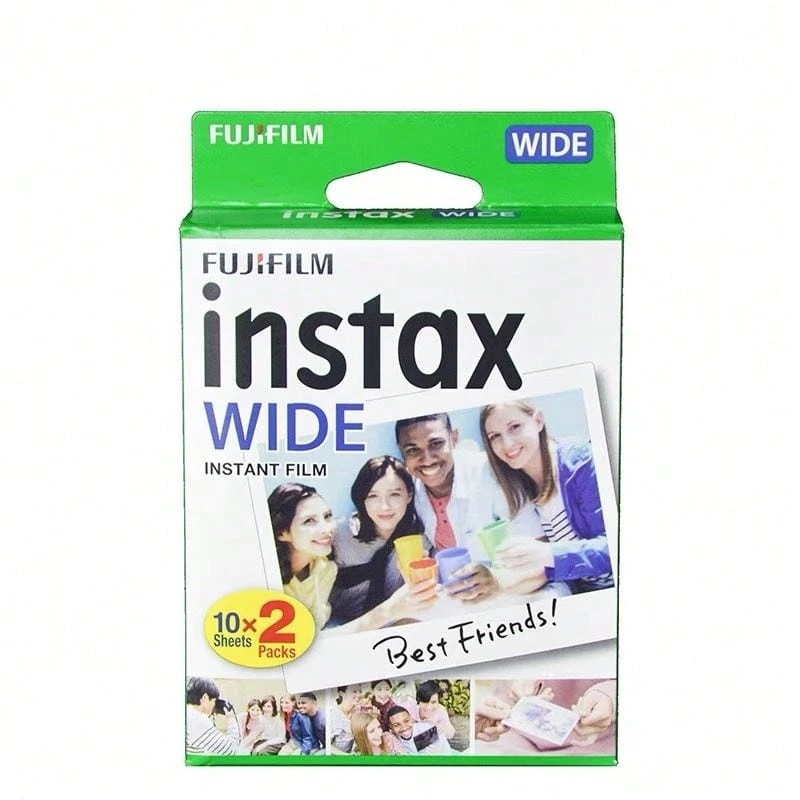 Fujifilm Instax WIDE 400 即時底片 20 張裝,寬幅即時相機,復古風格,生日禮物,官方標準配置 - 彩色 - 查看 1