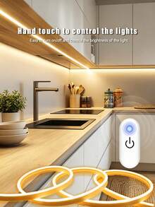 1m/2m/3m/4m/5m USB 柔性 LED 霓虹裝飾燈條，適用於直播、化妝鏡、浴室，觸控開關、USB 供電、可調光、DIY、柔性可裁剪，適合室內/室外使用，鏡子、電視、電腦、衣櫃、樓梯、派對裝飾 - 霓虹 - 查看 4