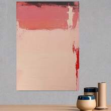 Cuadro Moderno Abstracto Sin Marco - Colores Vibrantes de Macaron y Pinceladas Audaces, Arte Texturizado para Sala, Comedor o Pasillo - Decoración Contemporánea para el Hogar - Enmarcado - Ver 3