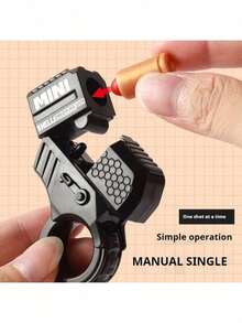 1個火箭特工壓力緩解旋轉戒指玩具 逼真火箭發射玩具 生日禮物 復活節禮物 完美禮物玩具 - 彩色 - 查看 6