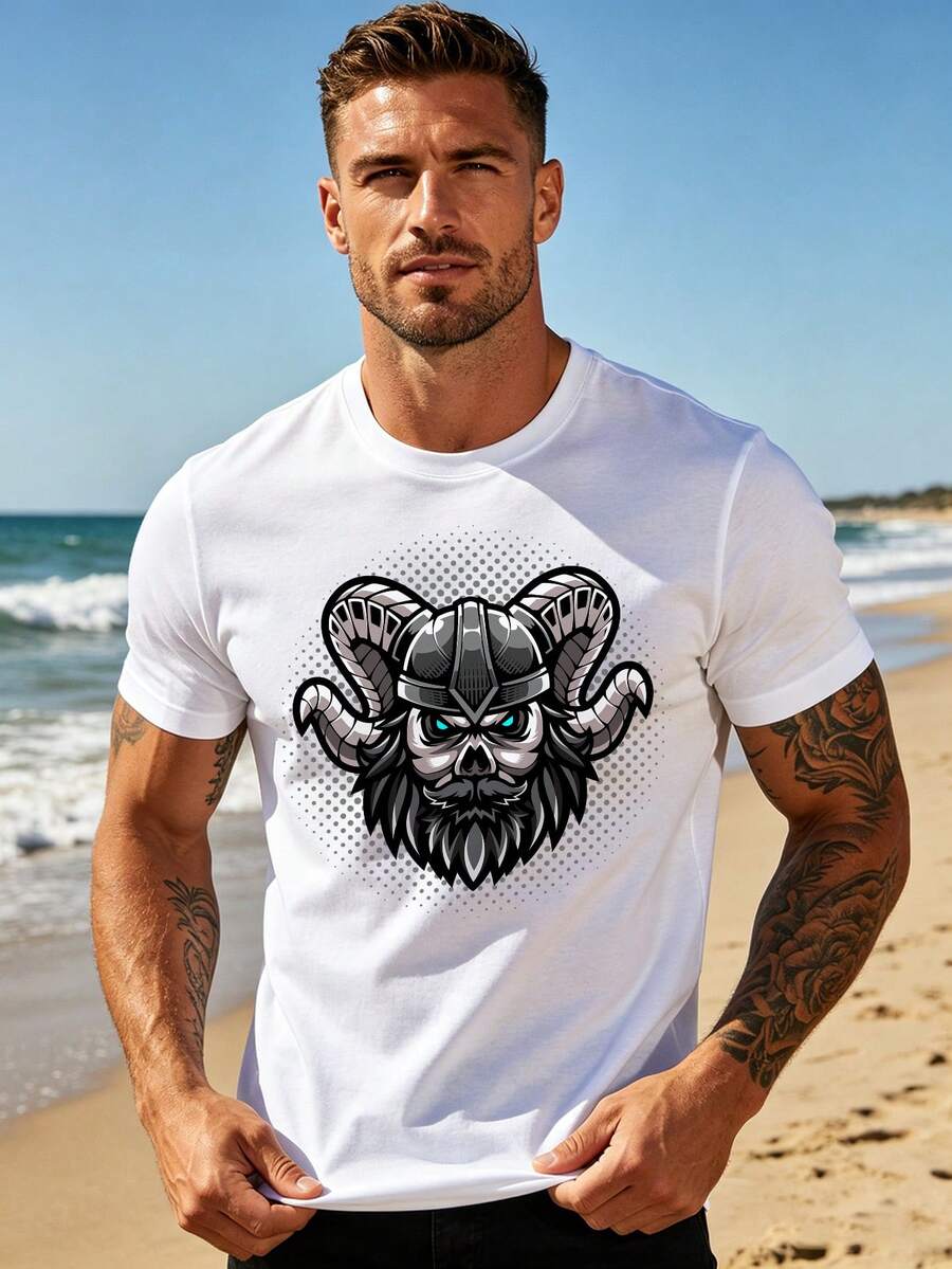 Men T-Shirts - White - View 1