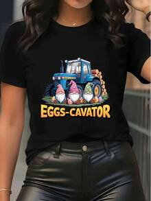 Women T-Shirts - Black - View 6