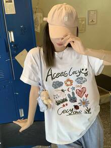 Women T-Shirts - White - View 3