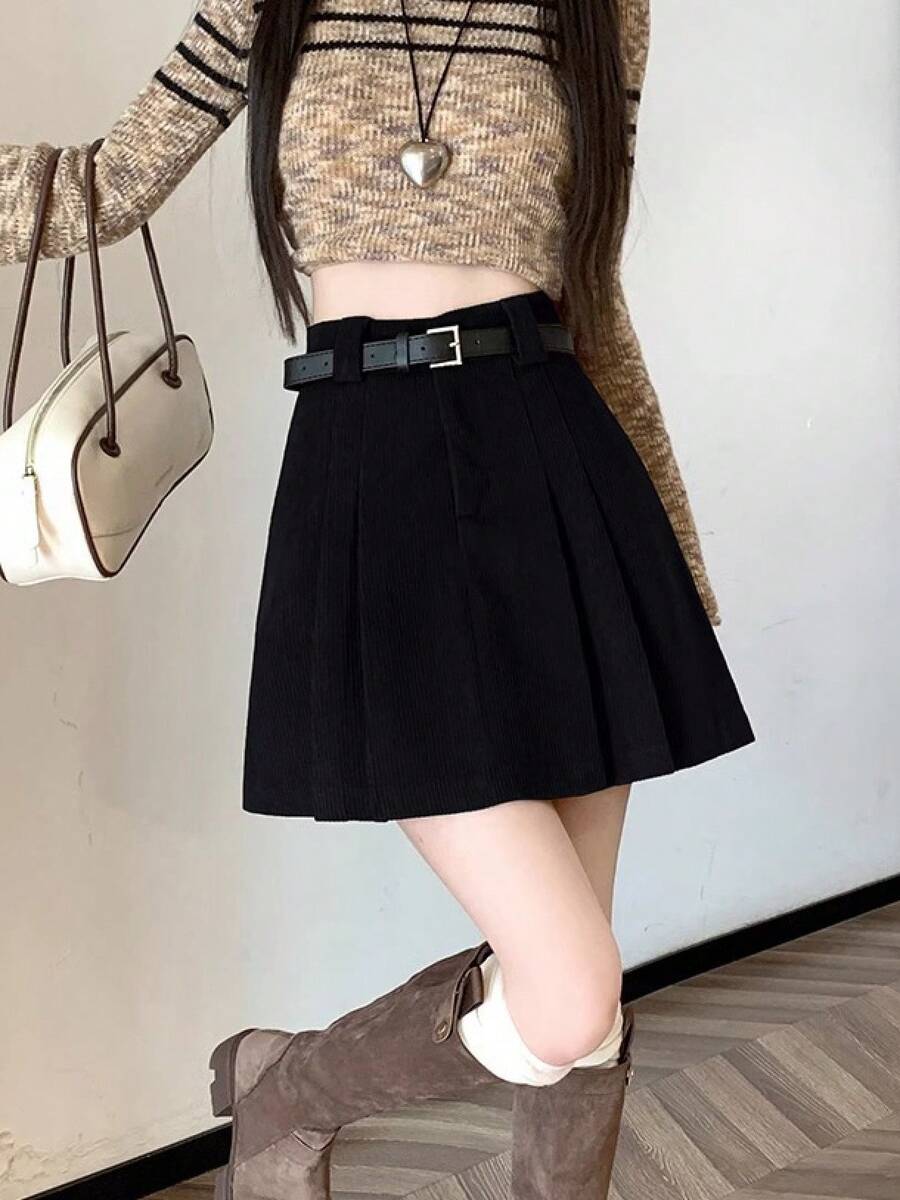 Women Skirts - Black - View 1