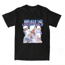 1pcs0022- New Summer T-Shirt With Bingo Design, Funny, Queen Of The Game, Gift For Women, Crew Neck T-Shirt, Oversize Fit, 100% Cotton - 黑色9 - 查看 1