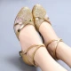 Gold 5.5CM Rubber Sole