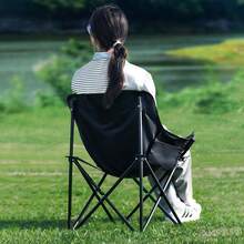 BRS Portable Folding Chair Comfortable Armchair Travel Chair Stool Foldable Camping Chair Folding Beach Chair With Storage Carrying Bag Folding Stool Suitable For Outdoor Camping, Picnic, BBQ, Beach, Yard Garden And Fishing - Multicolor - View 10