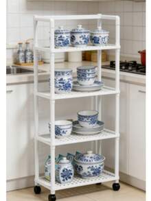 Storage Carts - White - View 3