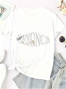 Women T-Shirts - White - View 2