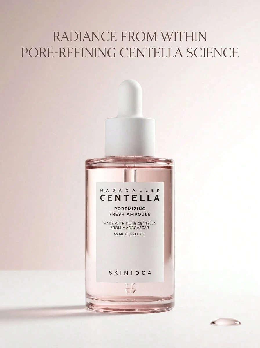 SKIN1004 Tinh chất dưỡng da se khít lỗ chân lông chiết xuất rau má Madagascar, 50ml. - All Skin Types - Xem 1