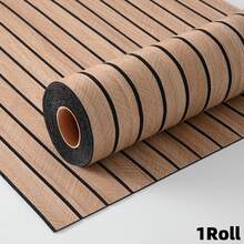 1Rolls Package, 4mm Thick Easy-Apply Peel & Stick 3D Wallpaper Roll, Wood Grain Design - Self-Adhesive SXP For DIY Home Decor, Perfect For Ceilings, Partitions & Curved Surfaces Can Be Used On Walls, Floors Ceilings, Suitable For Living - Cherry Wood - View 2