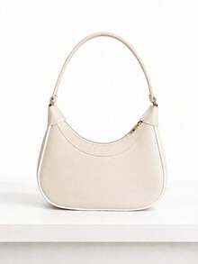 1 Peça Bolsa Boho Feminina Meia Lua De Ombro Y Mão / Bolsa Para Mulheres Estilo Canoa Baguete Sofisticada. - Gengibre - Visão 4