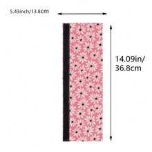 Cute Floral Print Door Handle Covers, Dust-Proof Design, Soft Fabric, Suitable For Refrigerator Handles, Oven And Other Kitchen Appliances. They Are Excellent Kitchen Decor, Fun Home Decor, And Essential Furniture Decor. - Multicolor - View 6