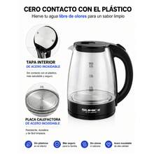 2L Glass Electric Kettle With LED Light For Modern Kitchen - US A Type Plug(110-127V) - View 8