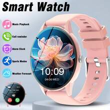 Round Screen Smart Watch For Men And Women, Make Calls, Message Notifications, Sports Functions, Camera Control And Music Playback, Weather Information, Multiple Sports Modes, Ultra High Cost-Performance, Worth Owning - 彩色 - 查看 10