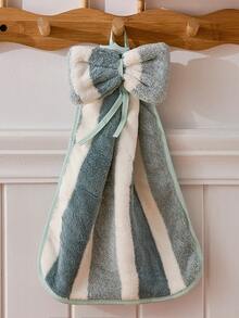 5 条装珊瑚绒厚毛巾，悬挂式吸水速干手巾，适用于浴室、厨房、客厅装饰 - 彩色 - 查看 6