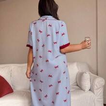 Women Midi Dresses - Blue - View 3