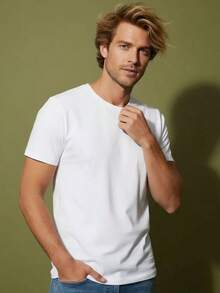 Colombia Heartbeat Cotton T-Shirt With Round Neck - 白色 - 查看 4