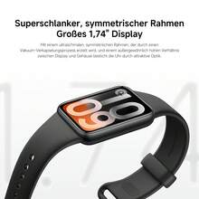 Xiaomi Smart Band 10 Pro - Ultraschlankes Gehäuse (9,7mm) mit 1,74" AMOLED Display | HRV-Schlafüberwachung und Gesundheits-Management | Nachrichten-Synchronisierung auf Zwei Geräten | Unabhängiges GNSS mit 5 Satelliten | Extrem Lange Akkulaufzeit von bis zu 21 Tagen - Lavendelrosa - Übersicht 3