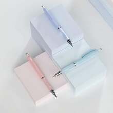 Nicpro 3PCS Cute Mechanical Pencil Set With Case, 0.7 Mm Pencils With 6 Tube HB Lead Refill, 3PCS Eraser, 9PCS Eraser Refill For School Supplies Student Writing, Drafting Drawing Sketching - ColorB - View 7