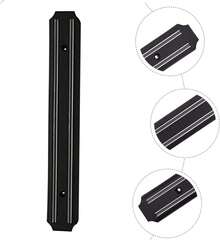 Magnetic Knife Holder,Magnetic Stripe Replacement For Blackstone Griddle, BBQ Tool Holder, Universal Grill Utensil Organizer Rack, Magnetic Knife Bar For Kitchen Tool Holder,Multipurpose. Easy Installation - Black - View 9