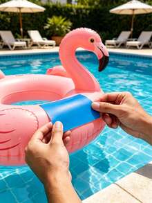 50/30/20/10PCS Pool Repair Patches, Inflatable Pool Self-Adhesive Patch Kit, Vinyl Repair Tape For Inflatable Pool Floats, Tear-Resistant Repair Sticker, Leak Fix Patch For Air Mattress. Holiday Essentials - Multiple Styles - View 2