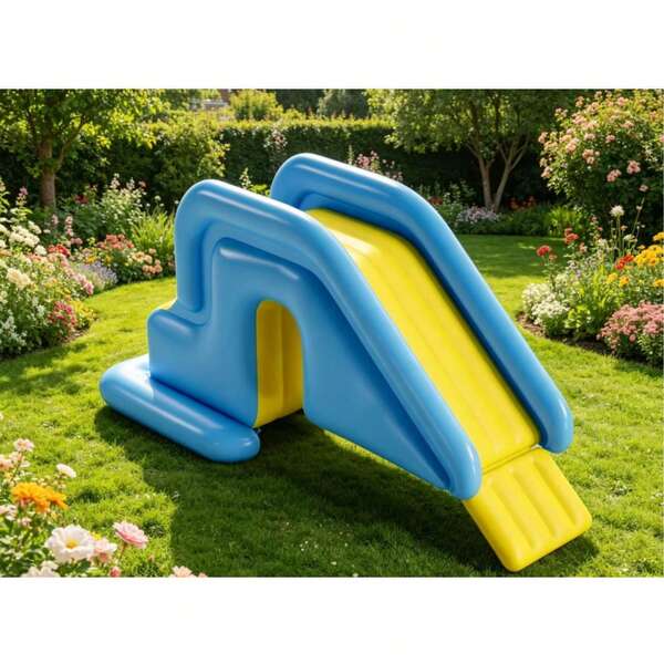 High Weight Capacity Inflatable Slide, Indoor And Outdoor Use, Summer Water Play Fun Essential