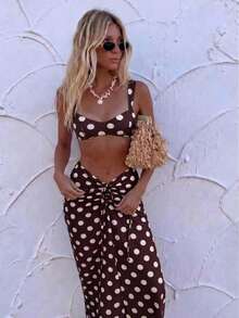 Zebra Print Camisole Top Summer Vacation Beach - Multicolor - View 2