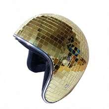 OBOVAY Disco Ball Helmet With Retro Reflective Party Headpiece - View 7