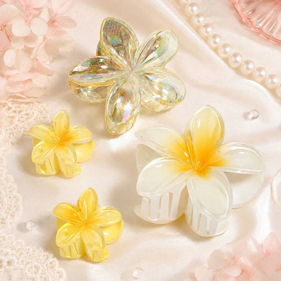 76pc Women's Summer Dopamine Colorful Hair Clips Hair Accessories Multiple Matching Styles For Daily, Vacation, Party - Multicolor - View 1