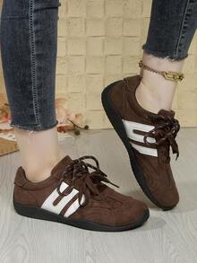 Women's New Anti-Slip Comfortable Lightweight Sports Casual Sneakers - Brown - View 7